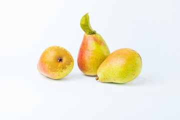 pear. pears on a white background