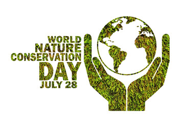 World Nature Conservation Day Illustration. Suitable for greeting card, poster and banner