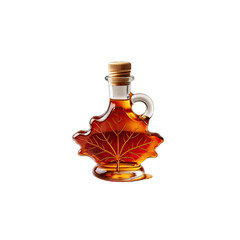 Maple syrup isolated on transparent background. Food theme.