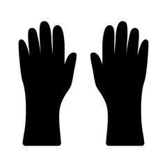 Obraz premium gloves icon, rubber gloves icon