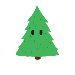 christmas tree illustration