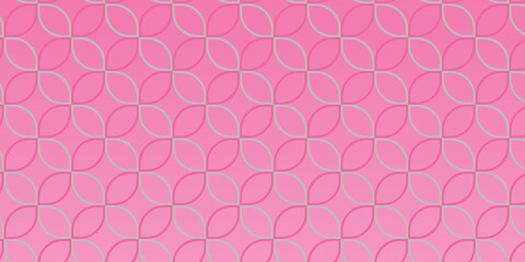 Pink light seamless floral pattern wallpaper design.