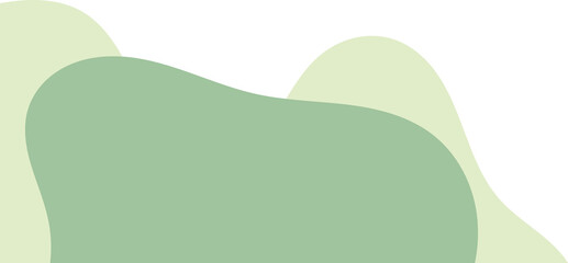 sage wavy corner. fluid corner illustration suitable for background, layout, banner.
