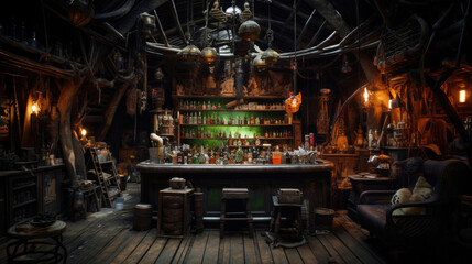 Liquor bar background