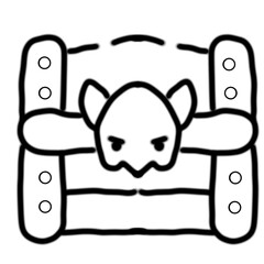 Treasure box in dungeon icon