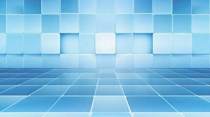 Blue Sky background ,abstract with Gradient in empty room studio ,background for product presentation.