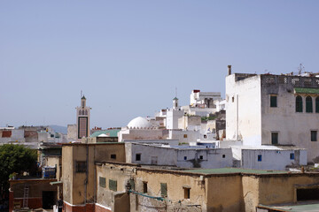 Fototapeta na wymiar Minarets et clochers de Tétouan