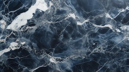 Obraz premium Blue marble illustration, dark background, illustration for product presentation and template design.