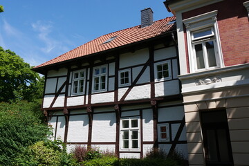 Fototapeta na wymiar Fachwerkhaus in Verden (Aller)
