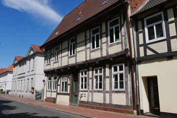 Fototapeta na wymiar Fachwerkhaus in Verden (Aller)
