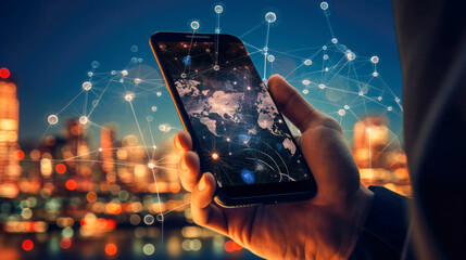 phone in hands