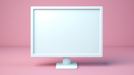 A computer screen mockup AI generated