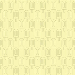 ice cream on a stick pattern vector. seamless pattern with ice on a stick
