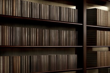 A Bookshelf Filled With Lots Of Books In A Room