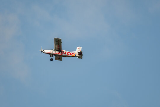 HB-FKL Pilatus PC-6/B2-H4 Turbo Porter airplane in Speck-Fehraltorf in Switzerland 1.7.2023