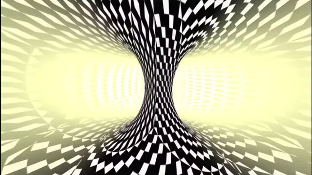 Abstract gradient motion form cyclone swirl pattern in black and white with lighting