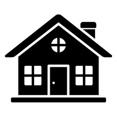 Home icon for dwelling and residence