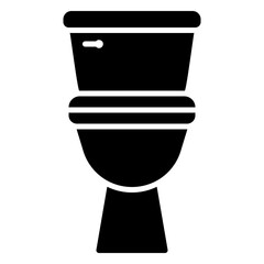 Toilet icon for defecation