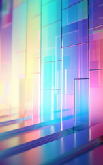 Bright stained glass background,created with generative ai tecnology.