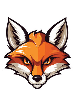 cute fox character,vector fox,vector fox illustration,fox logo,editable,ready to print