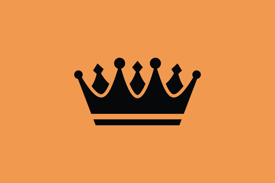 Crown logo vector with modern and creative concept