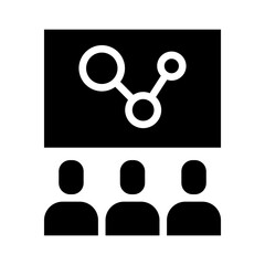 Business presentation icon