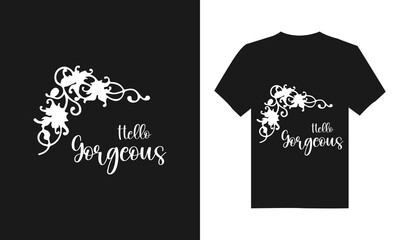 beautiful t-shirt design for beautiful girls.