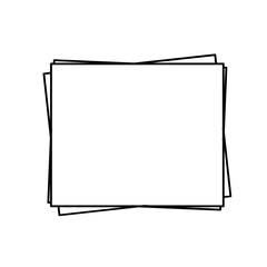 Note paper doodle, notepad, sticky note, back to school clipart 