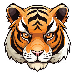 tiger face vector,sync tiger eps file,for cricut,tiger cartoon character print,editable,
