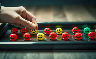 close up of a board game