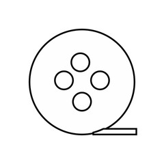Fototapeta premium film reel icon