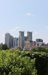 Kiev, Kyiv, city, building, skyline, architecture, cityscape, skyscraper, urban, buildings, park, view, tower, green, town, landscape