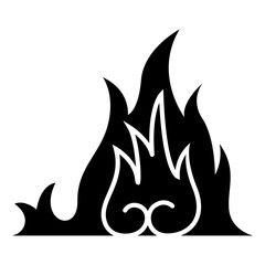 Flame icon