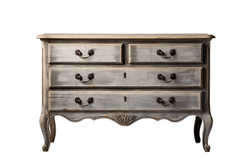Dresser Isolated on a Transparent Background. AI