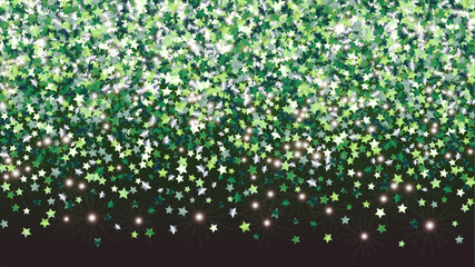 Miracle Background with Confetti of Glitter Particles. Sparkle Lights Texture. Celebration pattern. Light Spots. Star Dust. Explosion of Confetti. Design for Web.
