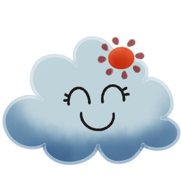 Cloud emoji 