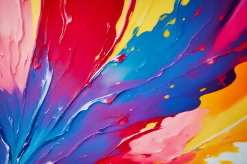 Splash of paint Colorful. Abstract background. Digital Art,