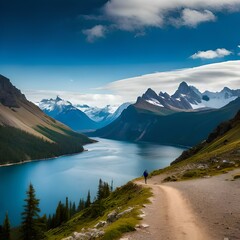 lake in the mountains