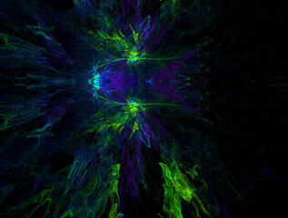 Imaginatory fractal abstract background Image