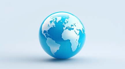 A globe icon,