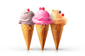 Sweet and Tempting Ice Cream Treat. Generative AI