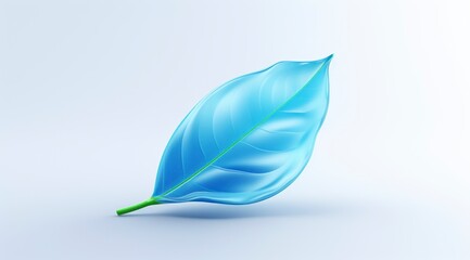 A leafs icon, bright pastel color 