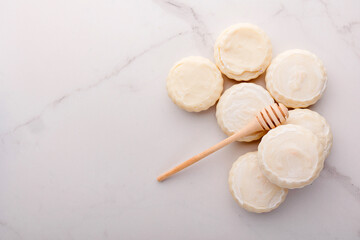 Handmade soap with the addition of natural honey.