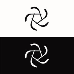 Circle vector logo template design . Circle icon illustration