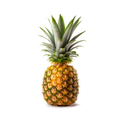 pineapple on a transparent background for decorating the project Publications and websites