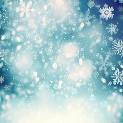 Obraz na płótnie Canvas Christmas background of snowflakes