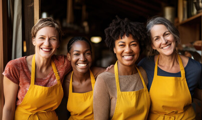 African women farmer smiling and happy in group 