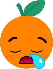 Orange Face Sleep Sleepy