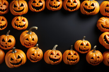 Crafting Halloween Vibes. White Blank Horizontal Sheet Featuring Fun and Scary Elements, copy space to text