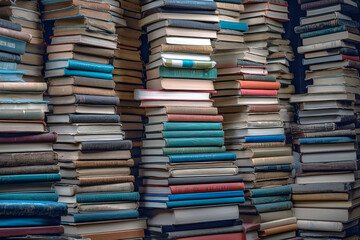 Big stack of books
